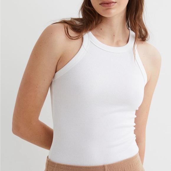 H&M Tops Hm Ribbed Tank Top Poshmark